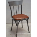 Industrial Leather Cafe Restaurant Chair New Design